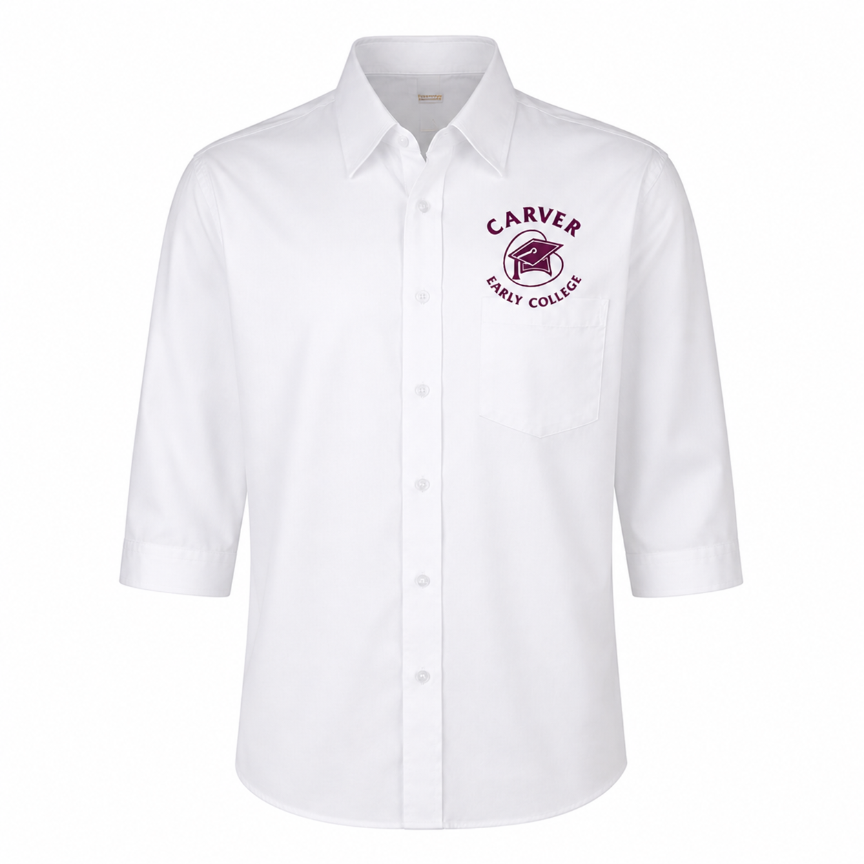 Women's 3/4 sleeve dress shirt
