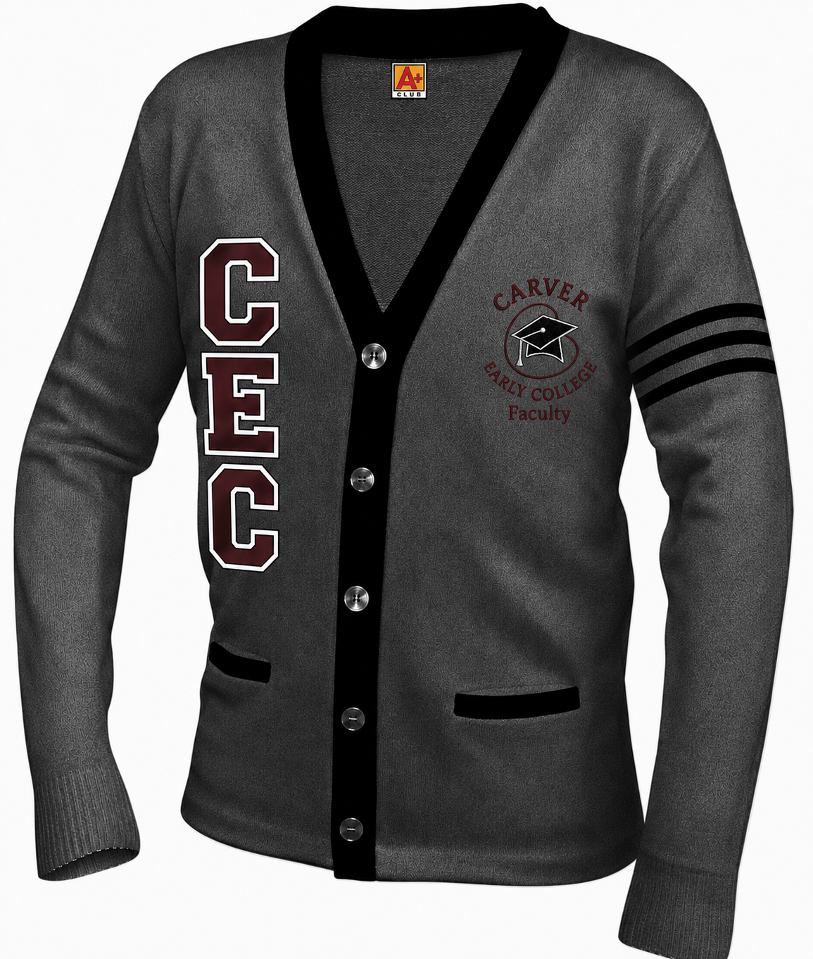 Varsity-Style Cardigan