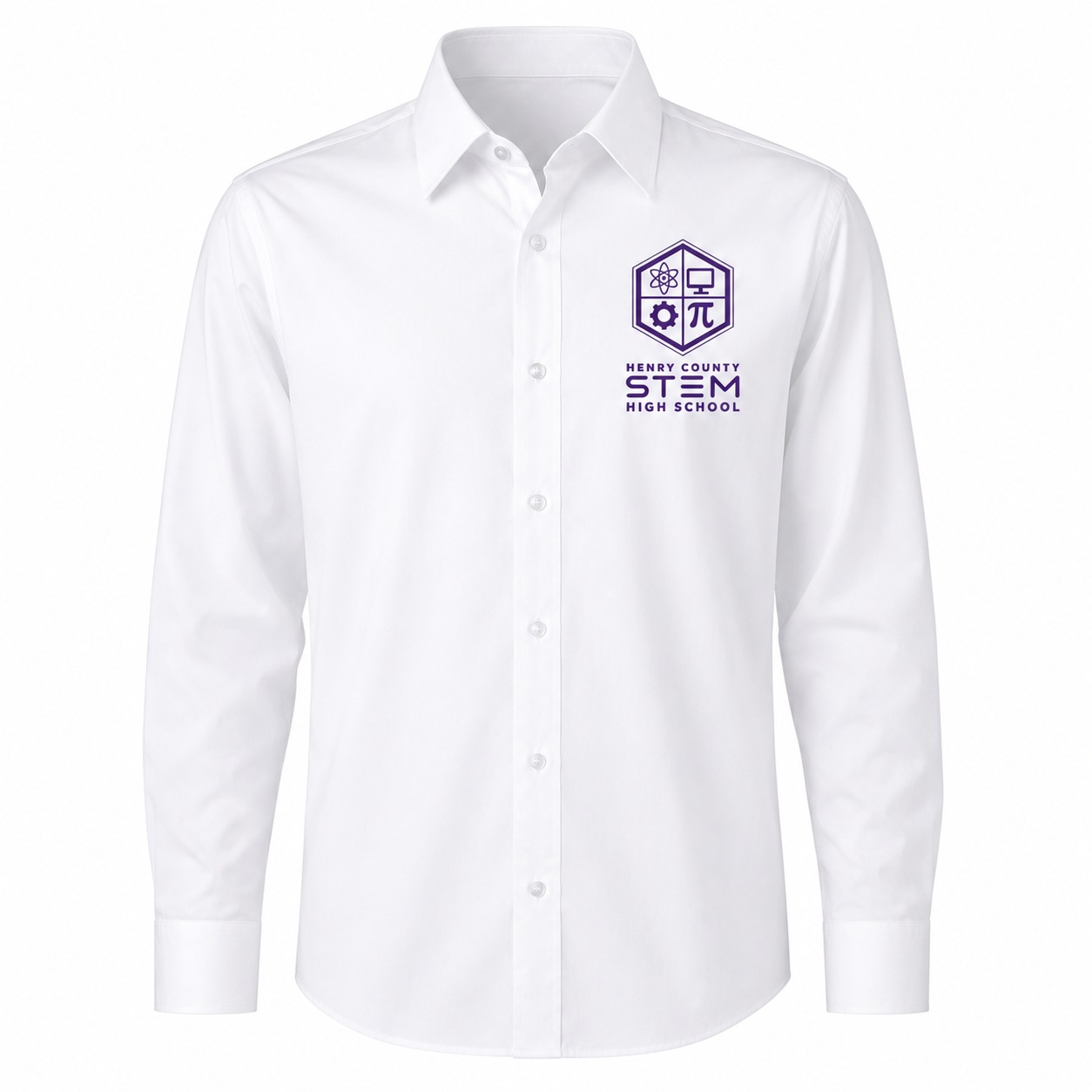 Henry Stem HS White Dress Shirt