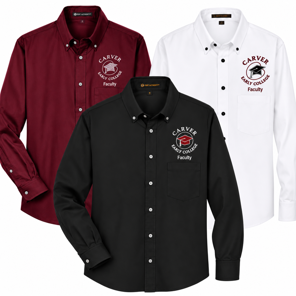 Men's Long Sleeve dress shirt (staff)