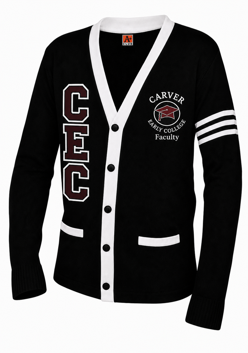 Varsity-Style Cardigan