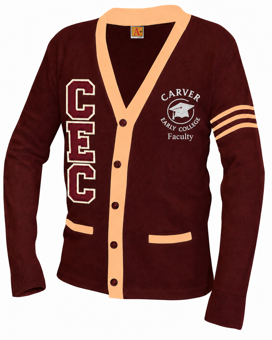 Varsity-Style Cardigan